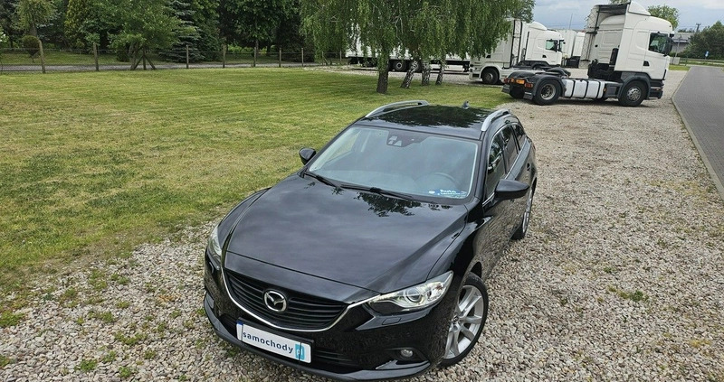 Mazda 6 cena 46200 przebieg: 173000, rok produkcji 2014 z Imielin małe 781